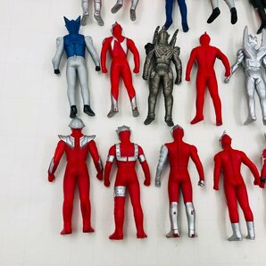 ジャンク ウルトラマン ウルトラヒーローシリーズ オーブ ロッソ ブル デッカー 他 ソフビ まとめセットの画像10