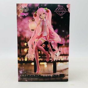 新品未開封 タイトー 初音ミク AMP+ フィギュア 桜ミク 桜提灯ver.