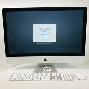 ジャンク iMac 27インチ (Late 2012) Core i7 3.4GHz/16GB/1TB MD095J/Aの画像1