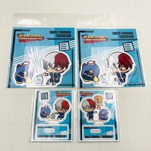 新品未開封 僕のヒーローアカデミア サンリオキャラクターズ アクリルスタンド ステッカー 轟焦凍&タキシードサム セット