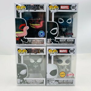 新品未開封 Funko POP 507 595 748 VENOM エージェント ヴェノム サンダーボルト ヴェノマイズド パニッシャー 4種セット