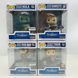 新品未開封 FUNKO POP 584 585 586 587 アベンジャーズ アッセンブル アイアンマン ハルク ホークアイ ソー 4種セット