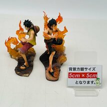 中古品 DXF BROTHERHOOD ワンピース モンキー・D・ルフィ ポートガス・D・エース 2種セット_画像2