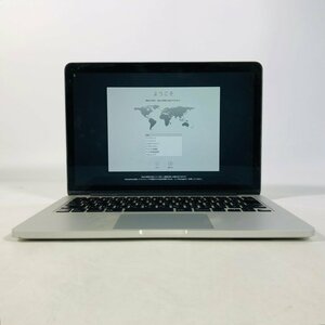 ジャンク MacBook Pro Retina 13インチ (Late 2013) Core i5 2.4GHz/8GB/SSD 256GB ME865J/A