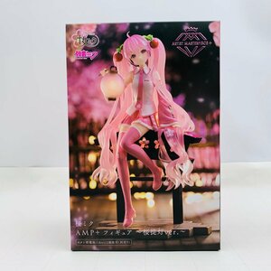 新品未開封 タイトー AMP+ フィギュア 初音ミク 桜ミク 桜提灯ver.