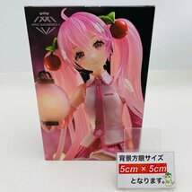 新品未開封 タイトー 初音ミク AMP+ フィギュア 桜ミク 桜提灯ver_画像2