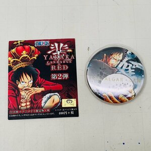 中古品 ワンピース 麦わらストア 輩 YAKARA 缶バッジ 第2弾 RED トラファルガー・ロー