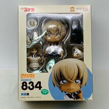 新品未開封 グッドスマイルカンパニー ねんどろいど 834 名探偵コナン 安室透 購入特典 台詞プレート 付属_画像1