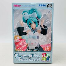 新品未開封 初音ミクシリーズ ちょこのせ プレミアムフィギュア 初音ミク × シナモロール_画像1