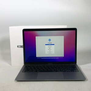 動作確認済み MacBook Air Retina 13インチ (Late 2020) Apple M1 8コア/8GB/SSD 512GB スペースグレイ MGN73J/Aの画像1