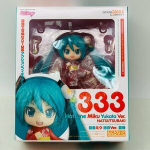 新品未開封 グッドスマイルカンパニー ねんどろいど 333 初音ミク 浴衣ver. 夏椿