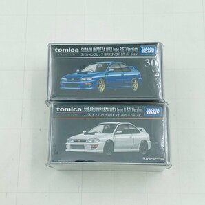 新品未開封 タカラトミー トミカ プレミアム 発売記念仕様 スバル インプレッサ WRX タイプR STi バージョン 2種 セットの画像1