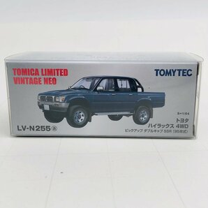 新品未開封 トミカ リミテッド ヴィンテージ ネオ 1/64 LV-N255a トヨタ ハイラックス 4WD ピックアップ ダブルキャブ SSR 95年式の画像1