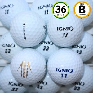 送料無料 IGNIO 3ダース Bランク 中古 ロストボール イグニオ ゴルフボール snt