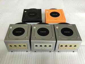 ★ジャンク NINTENDO ニンテンドー ゲームキューブ GAMECUBE オレンジ シルバー ブラック 5台 まとめ売り★