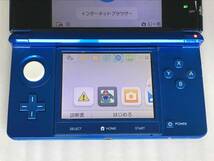 ★ニンテンドー3DS コバルトブルー 動作品 本体 タッチペン 充電ケーブル 付属 Nintendo 3DS ニンテンドー Ds 任天堂★_画像2