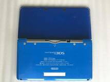 ★ニンテンドー3DS コバルトブルー 動作品 本体 タッチペン 充電ケーブル 付属 Nintendo 3DS ニンテンドー Ds 任天堂★_画像4