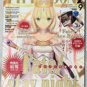 付録なし商品 TYPE−MOONエース タイプムーンエース 月刊コンプティーク増刊 Fate フェイト 10周年記念号 フェイトグランドオーダー冊子付の画像2