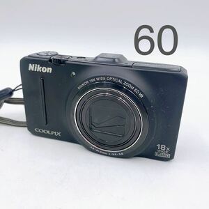 3AB33 Nikon ニコン COOLPIX S9300 クールピクス ブラック コンパクトデジタルカメラ デジカメ 動作未確認 