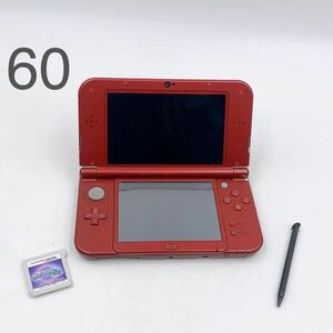 3AB50 Newニンテンドー3DSLL 本体 メタリックレッド 任天堂 RED-001 動作未確認 中古 現状品