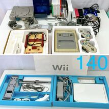 3AA135 ゲーム機まとめ PlayStation ファミコン SONY ソニー 任天堂 Nintendo Wii プレステ 中古 現状品 動作未確認_画像1