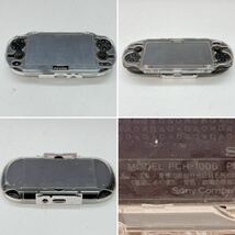 3AC76 SONY ソニー PS Vita PCH-1000 Wi-Fiモデル 本体　おまけ付き　ケース　カセット 本体通電のみ確認済み_画像8