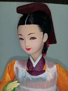 韓国宮廷女官人形　チャングムの誓い　帽子ありタイプ　