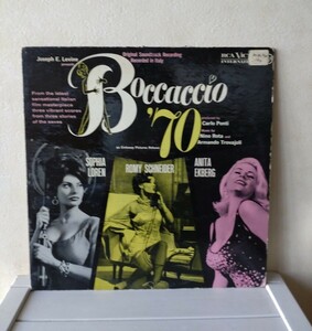 O.S.T.(NINO ROTA & ARMANDO TROVAJOLI)BOCCACCIO '70 LPレコード ボッカチオ70
