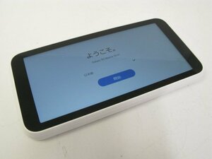 au SCR01 Galaxy 5G Mobile Wi-Fi ホワイト 美品 【M3045】