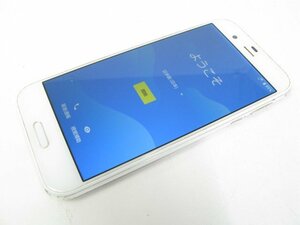 ソフトバンク 605SH AQUOS R ジルコニアホワイト SIMフリー SIMロック解除済 【R6262】