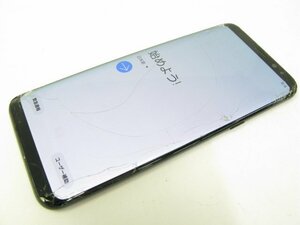 SIMフリー au SCV35 GALAXY S8+ ミッドナイトブラック 【M3199】