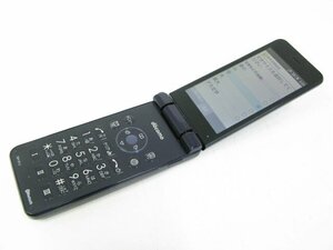 ドコモ SH-01J AQUOS ケータイ Blue Black 【M3302】