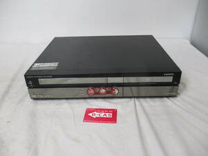 □【難あり】SHARP シャープ HDD・DVD・ビデオ一体型レコーダー DV-ACV52 2008年製 VHS ビデオデッキ プレーヤー リモコン欠品(17-6-17)