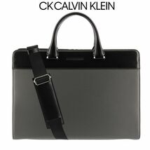 ★新品 定価36,300円 CK CALVIN KLEIN（CK カルバンクライン) レジェンド ビジネスバッグ A4 グレー IKETEI イケテイ★_画像1