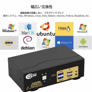 CKL デュアルモニター　拡張　USB 3.0 HDMI スイッチ　2ポート