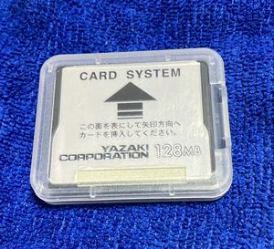 送料無料 中古 矢崎 デジタルタコグラフ CF カード YAZAKI 128MB ③