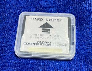 送料無料 中古 矢崎 デジタルタコグラフ CF カード YAZAKI 128MB ④