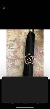 新品　ピンクゴールド　ブラックオニキス風指輪 ローズ　ジルコニア　リング　１０号指輪 _画像5
