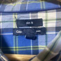 OLD GAP オールドギャップ　スリムフィット　マドラスチェックシャツ　L_画像2