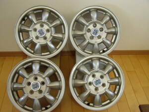 盛岡発！Subaru初代ImprezaGenuine14 Inch100mm5穴MiniLight日本製Wheels４本set・手渡し引取り大歓迎！