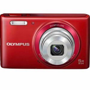 オリンパス コンパクトデジタルカメラ STYLUS VGー180 レッド 小型