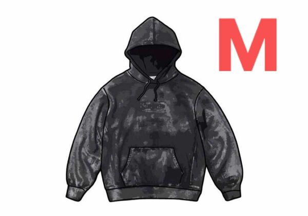 Supreme x MM6 Maison Margiela Foil Box Logo Hooded Sweatshirt 黒 M