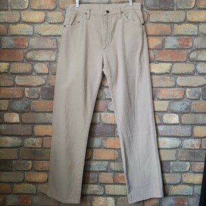 * America made *90*s Wrangler 13MWZTN USA 90 period Wrangler cotton pants Vintage beige 