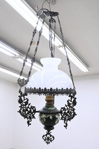 MN222 small size antique retro making is good chandelier ceramics iron made of metal ceramics heaven hanging weight lighting 