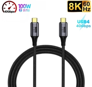 [ новый товар ]USB4.0 100cm 40Gbps USB Type C to C изменение кабель осмотр товар завершено 