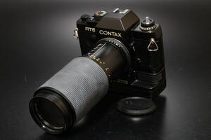 K557 CONTAX RTS コンタックス カメラ Carl Zeiss Vario-Sonnar 4/80-200 カールツァイス レンズ 現状品