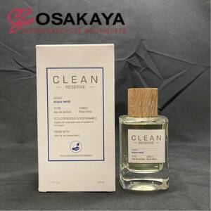 使用わずか CLEAN リザーブ アクアネロリ オードパルファム 100ml クリーン フレグランス 香水 シトラス フローラル ベルガモット ムスク 