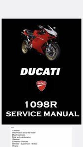 DUCATI 1098R Service Manual