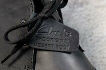 クラークス Clarks メンズ 天然皮革 本革 レザー デザートブーツ シューズ 靴 26103683 ブラック スムース UK8.5 26.5cm相当 / 新品_画像8