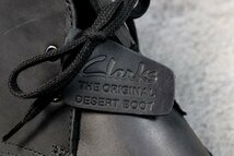クラークス Clarks メンズ 天然皮革 本革 レザー デザートブーツ シューズ 靴 26103683 ブラック スムース UK7.5 25.5cm相当 / 新品_画像8